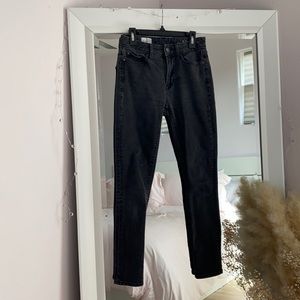 Gap 1969 high rise skinny jeans black. Size 24P